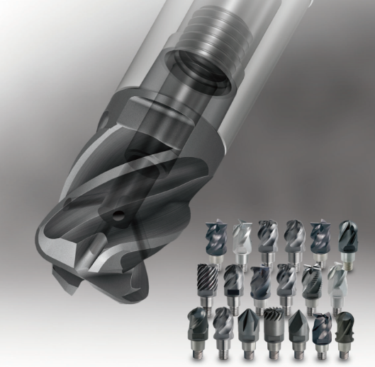 刀头可换型立铣刀